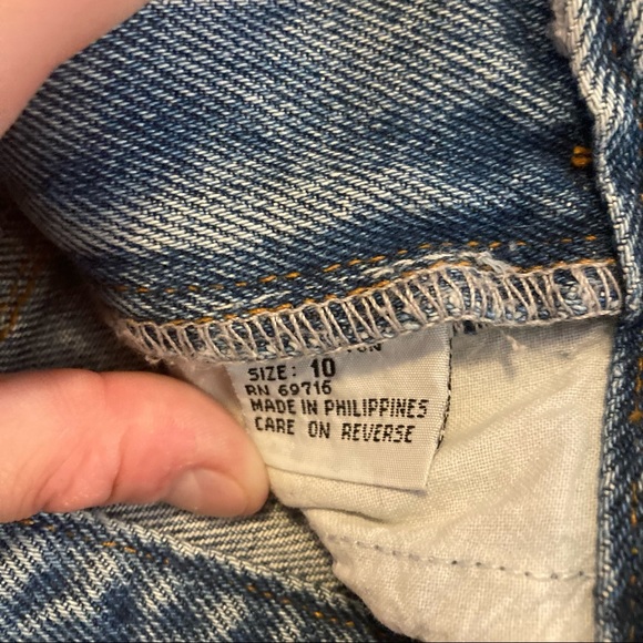 Vintage 80s Jordache Denim Skirt (purchased from Reformation) - Picture 3 of 3